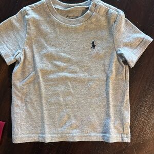 Polo by Ralph Lauren Heather Gray Kids Tee
